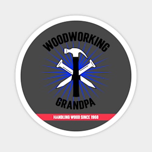 Woodworking Grandpa Magnet